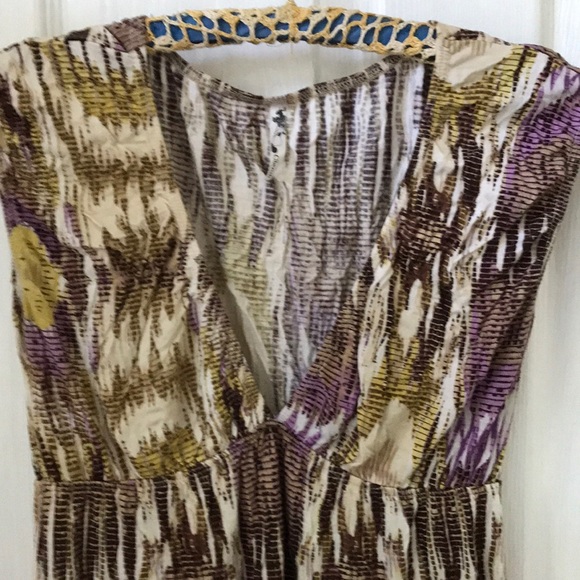 Cherish rayon jersey tunic top ikat pattern - Picture 3 of 5